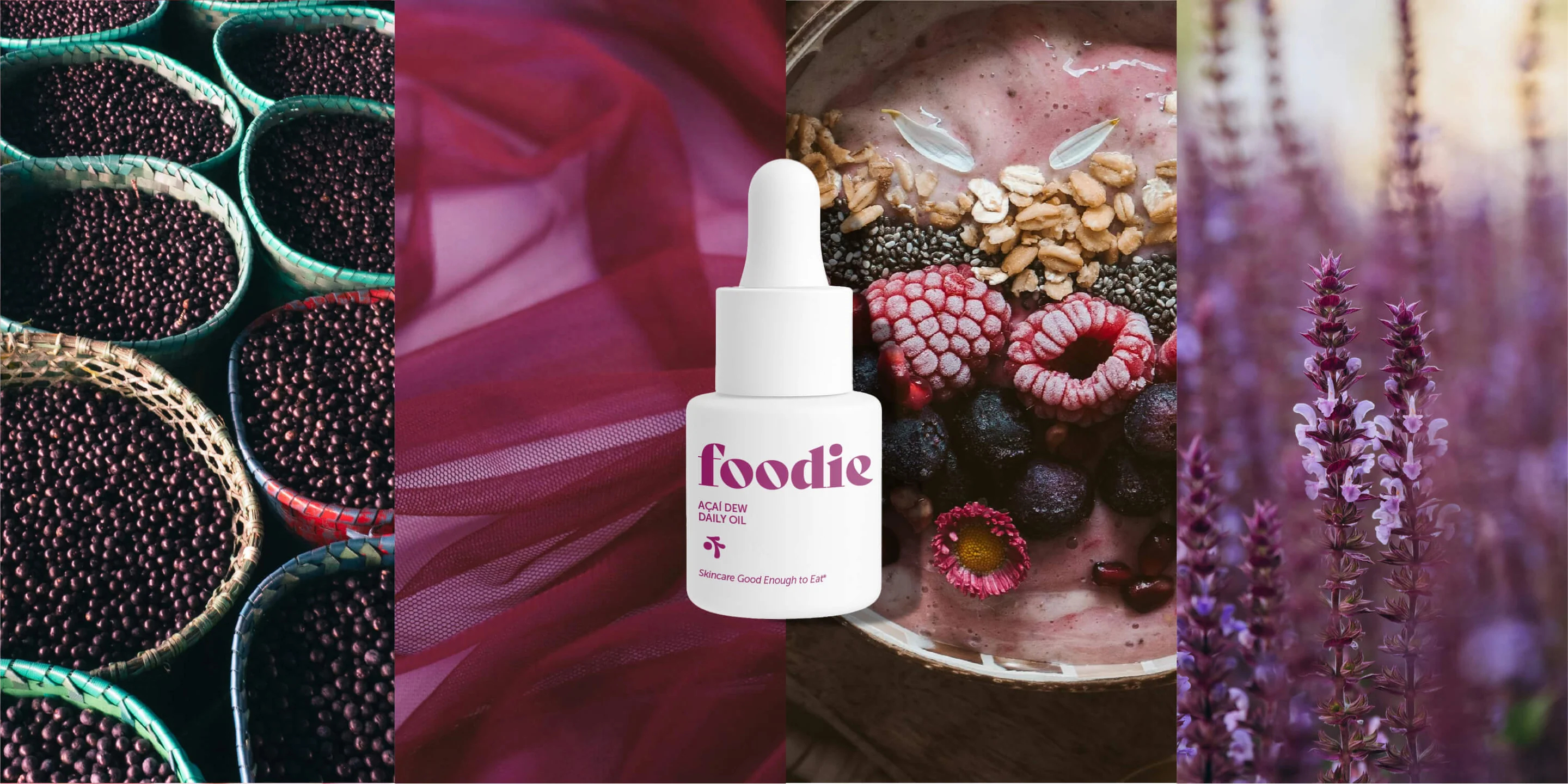 Lehký pleťový olej s açai Foodie Açai Dew Daily Oil